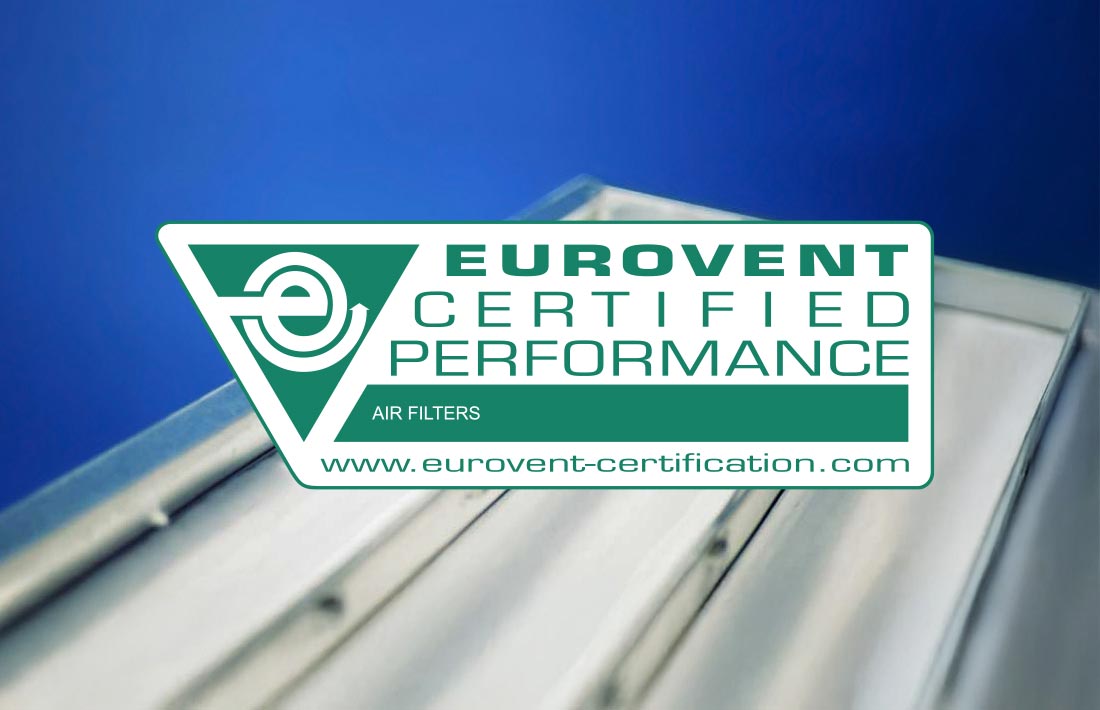 Top-quality air filtration with Eurovent-certified filters